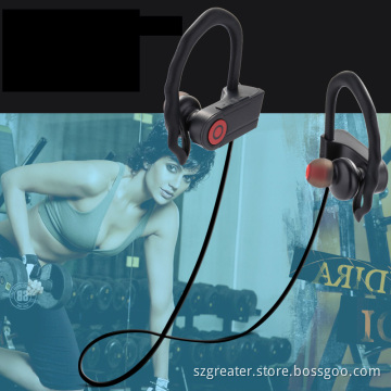 Wireless Bluetooth Headphone Stereo Bluetooth 4.1 Sport Headset Hands-free with Mic 8-Hours Music Time